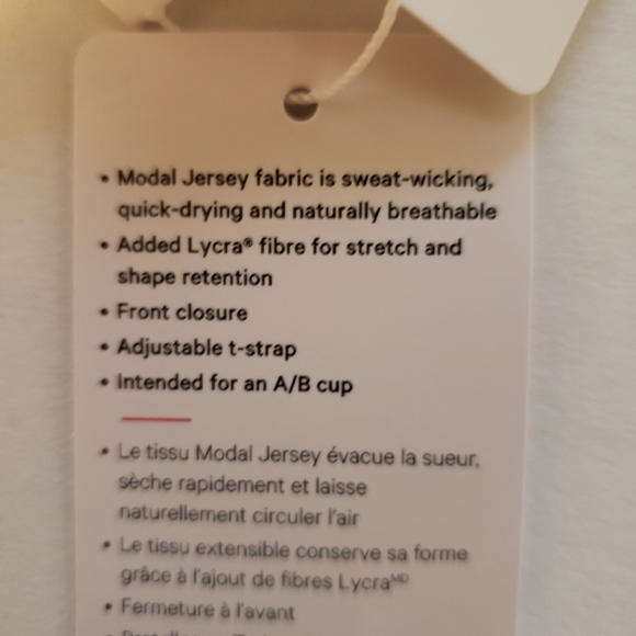 BNWT Lululemon simply there triangle bralette - Picture 5 of 5